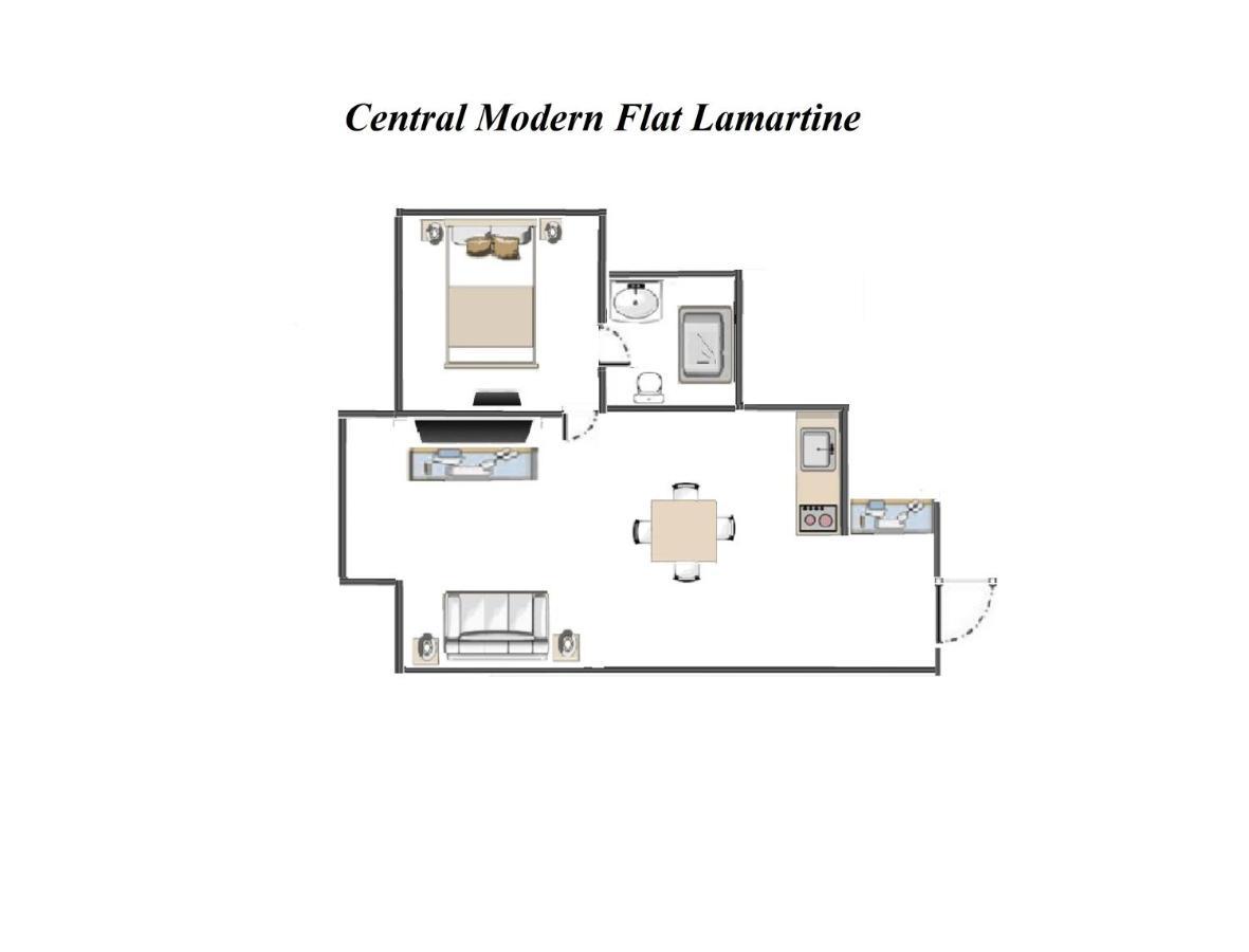 Central Modern Flat Lamartine 니스 외부 사진